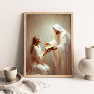 Geloof vinden, Christelijke kunst, Jezus Christus Poster
