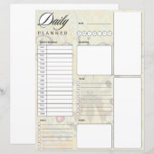 Geloof vintage vlinder dagelijkse planner (Voorkant / Achterkant)