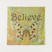 Geloof  vlinder wandkleed (Voorkant)