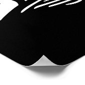 Geloof voedt mijn sleur - Christelijke motivatie Poster (Hoek)