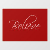 Geloof (voor Kerstmis) Raamsticker (Vel)