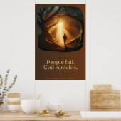 Geloof voorbij de pijn poster (Keuken)