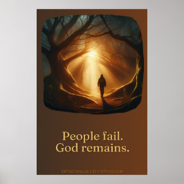 Geloof voorbij de pijn poster