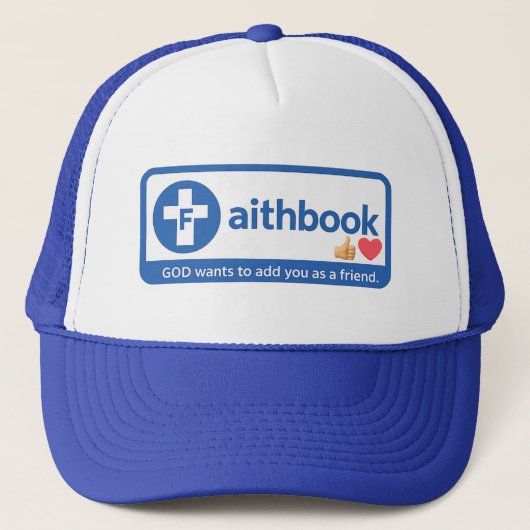 Geloof - Vriend - Christen Trucker Pet (Voorkant)