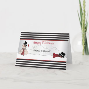 Geloof - Vrienden tot het einde ⛄ Feestdagen Kaart