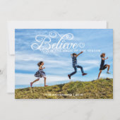 Geloof | Vrijdag moderne groet-fotokaart Feestdagenkaart (Voorkant)