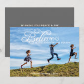 Geloof | Vrijdag moderne groet-fotokaart Feestdagenkaart (Voorkant / Achterkant)