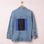 geloof, vrouwen, schoonheid denim jacket (Hangar)