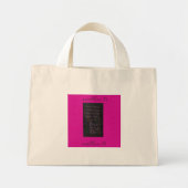 geloof, vrouwen, schoonheid mini tote bag (Voorkant)