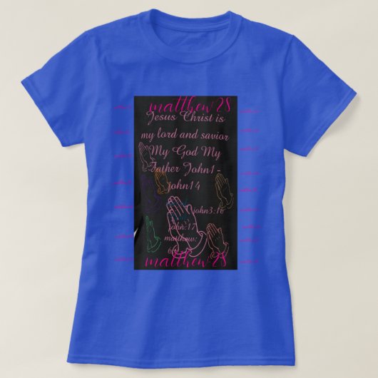 geloof, vrouwen, schoonheid t-shirt (Design voorkant)