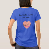 geloof, vrouwen, schoonheid t-shirt (Achterkant)