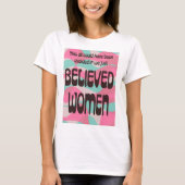 Geloof vrouwen t-shirt (Voorkant)
