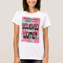 Geloof vrouwen t-shirt