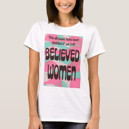 Geloof vrouwen t-shirt (Voorkant)