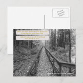 Geloof - "Wandelen in geloof" Briefkaart (Voorkant / Achterkant)