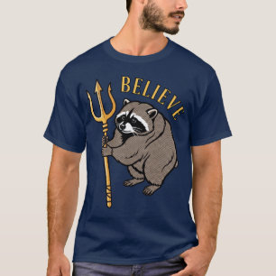 Geloof Wasbeer Jimothy Driehoek Vasthoudend Pop Ar T-shirt