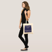 Geloof wat ze willen - Caesar quote Tote Bag (Voorkant (model))