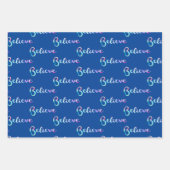 Geloof Waterverf Typografie Art Inpakpapier Vel (Voorkant)