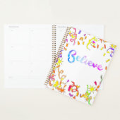 Geloof Waterverf Typografie Confetti Art Planne Planner (Display)