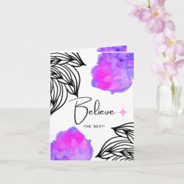 Geloof Wenskaart, klein, 4 x 5,6 inch gevouwen Kaart