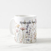 Geloof Wilde Bloemen Koffiemok (Voorkant links)