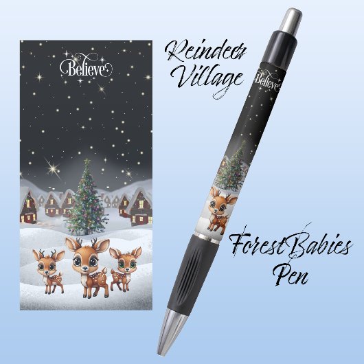 Geloof Winter Wonderland Rendier Keepsake 🦌🎄 Pen
