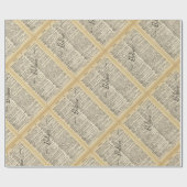 "Geloof" Woordenboek Pagina inpakpapier (Vlak)