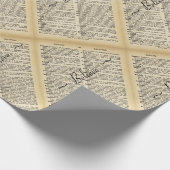 "Geloof" Woordenboek Pagina inpakpapier (Hoek)