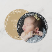 Geloof - Wreath / kerstkaart (Voorkant / Achterkant)