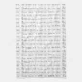 Geloof Yeshua. Christelijk Theedoek (Verticaal)