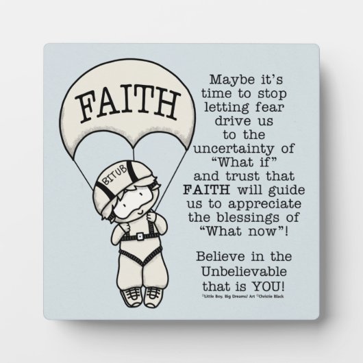 Geloof zal leiden fotoplaat (Voorkant)