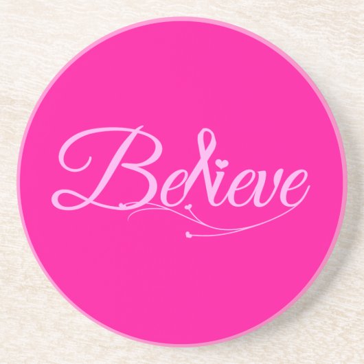 Geloof Zandsteen Onderzetter (Voorkant)