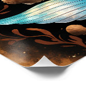Geloof zeemeermin kunst Ocean Dream Perfect Poster (Hoek)