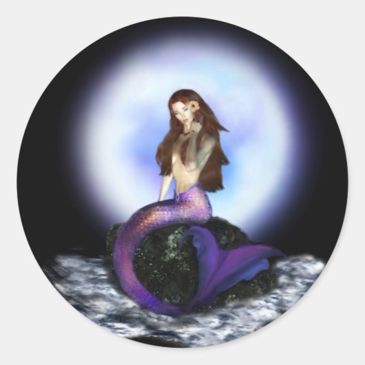 Geloof zeemeermin Stickers (Voorkant)