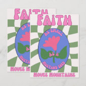 Geloof zo klein als een mosterdzaadje / Christelij Feestdagenkaart (Voorkant / Achterkant)