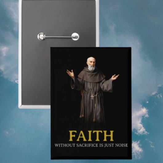 Geloof zonder opoffering is slechts Button