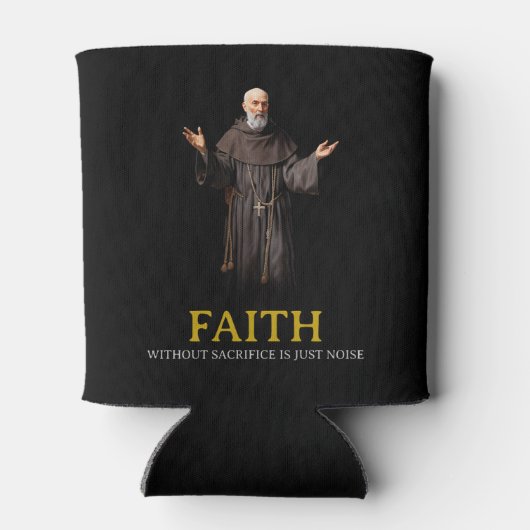 Geloof zonder opoffering is slechts Koelbox Blikjeskoeler (Achterkant)