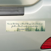 Geloof zonder werken is dood bumpersticker (Op auto)
