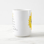 Geloof & Zonnebloem Koffiemok (Center)