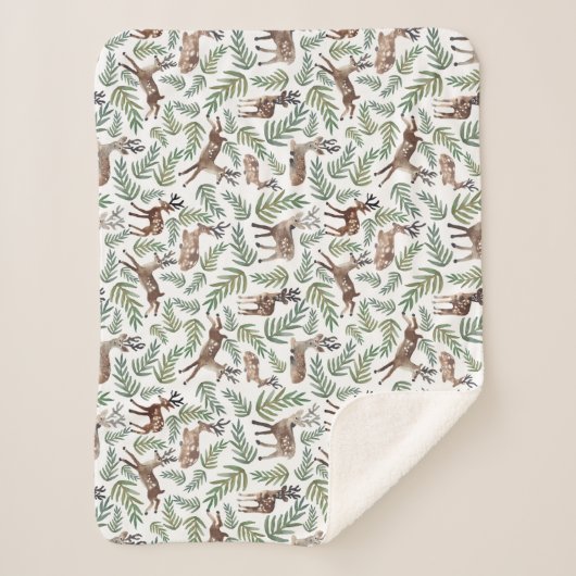 Geloofd Dearly Baby Sherpa Deken (Voorkant)