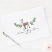 Geloofd Dearly Ovale Sticker (Envelop)