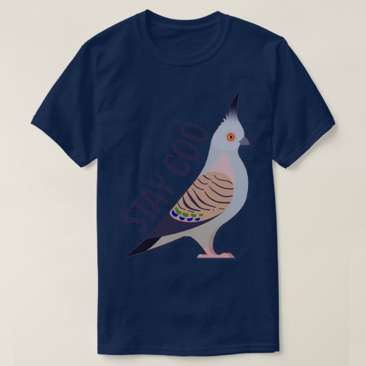 Geloofde duiven blijven Coo 2 T-shirt (Design voorkant)