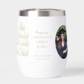 Geloofde dus ze deed Inspirerend Afstuderen cadeau (Achterkant)