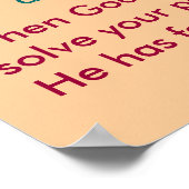 Geloofden in God Poster (Hoek)