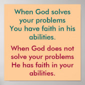 Geloofden in God Poster (Voorkant)