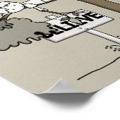 GELOOFEN dat u geen rand in de LIVE-rechthoek past Poster (Hoek)