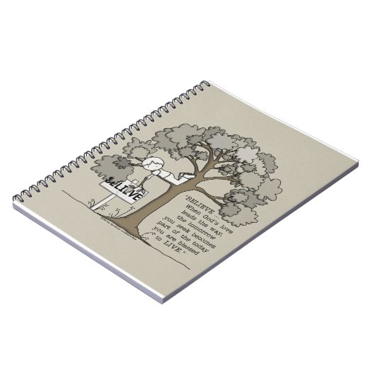 GELOOFEN OM TE LEVEN NOTITIEBOEK (Linkerzijde)