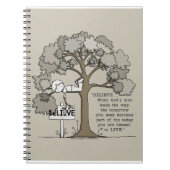 GELOOFEN OM TE LEVEN NOTITIEBOEK (Voorkant)