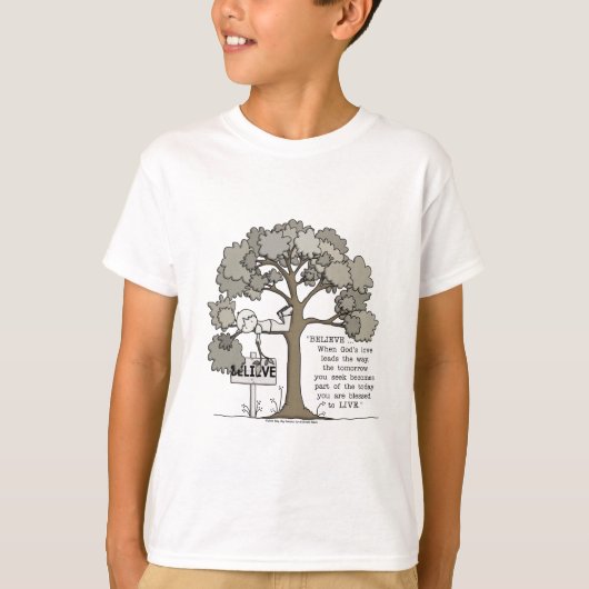 GELOOFEN OM TE LEVEN T-SHIRT (Voorkant)