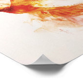 GeloofKunstCreatie Heilige Geest verzwolgen in vla Poster (Hoek)